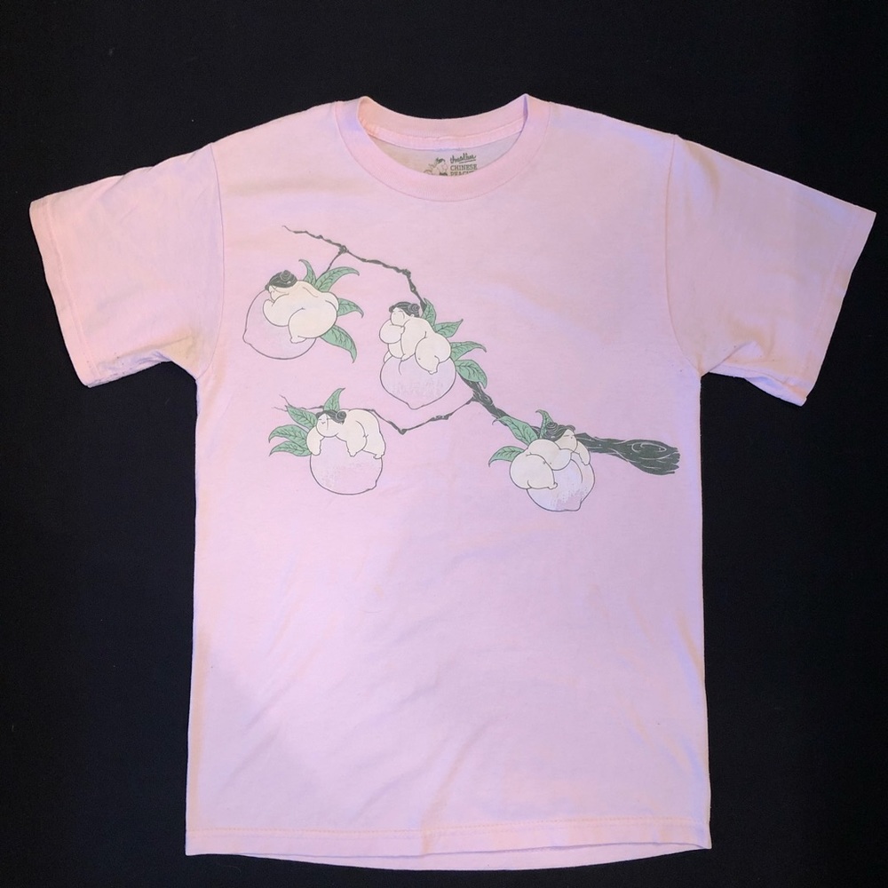 Chinese Peaches Threadless Pink T-Shirt